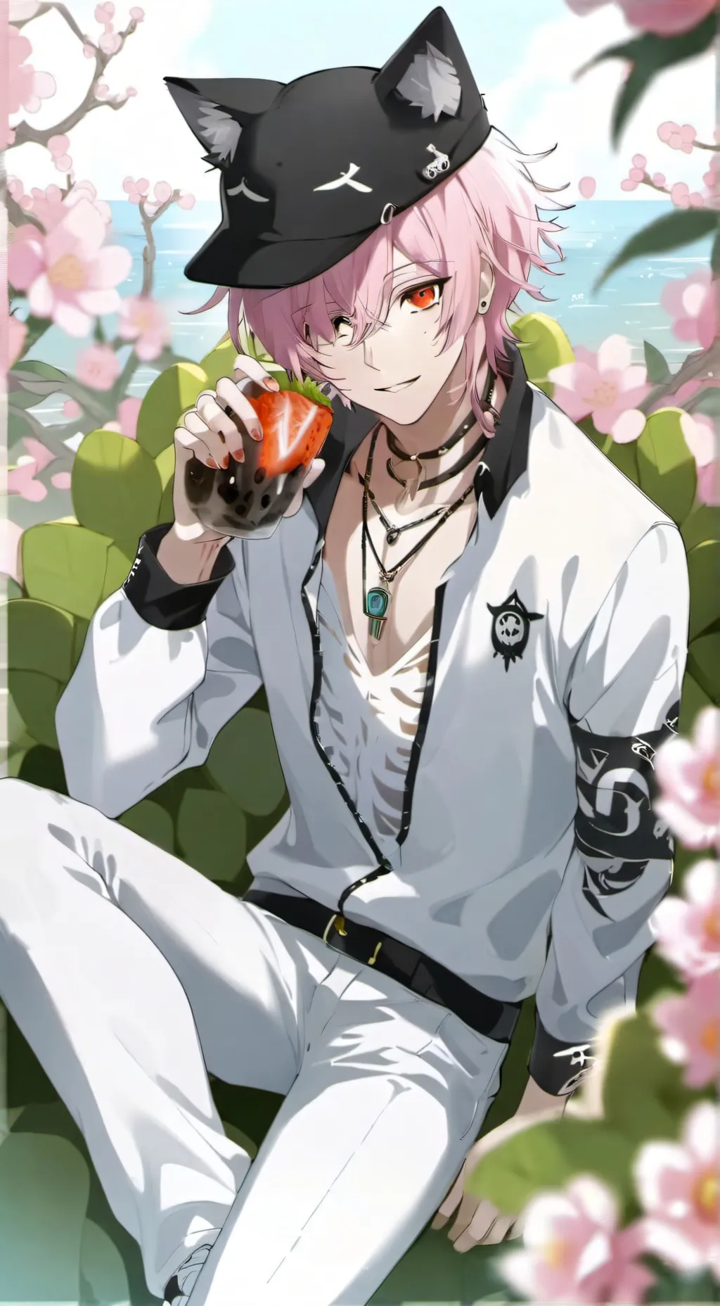 ai character: Cat boy Axel 🐱🙀 background