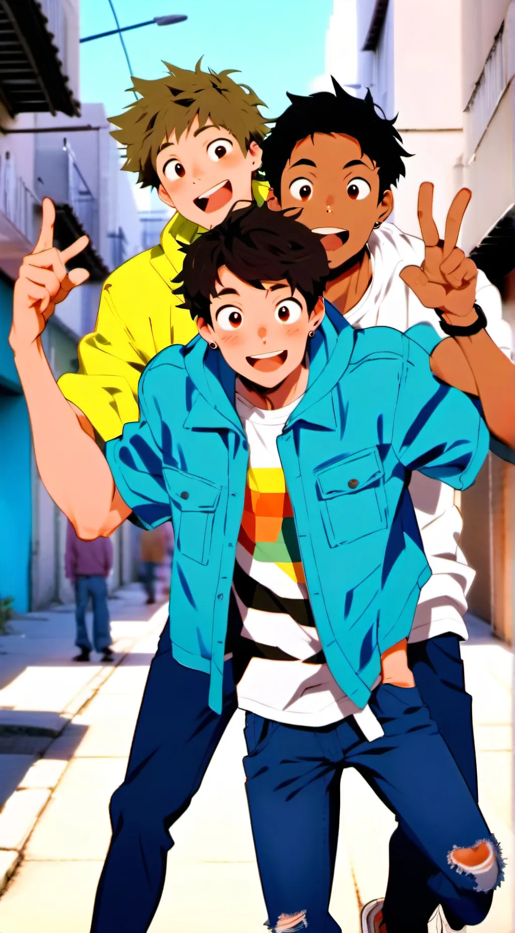 ai character: cracky4 and Sammy background