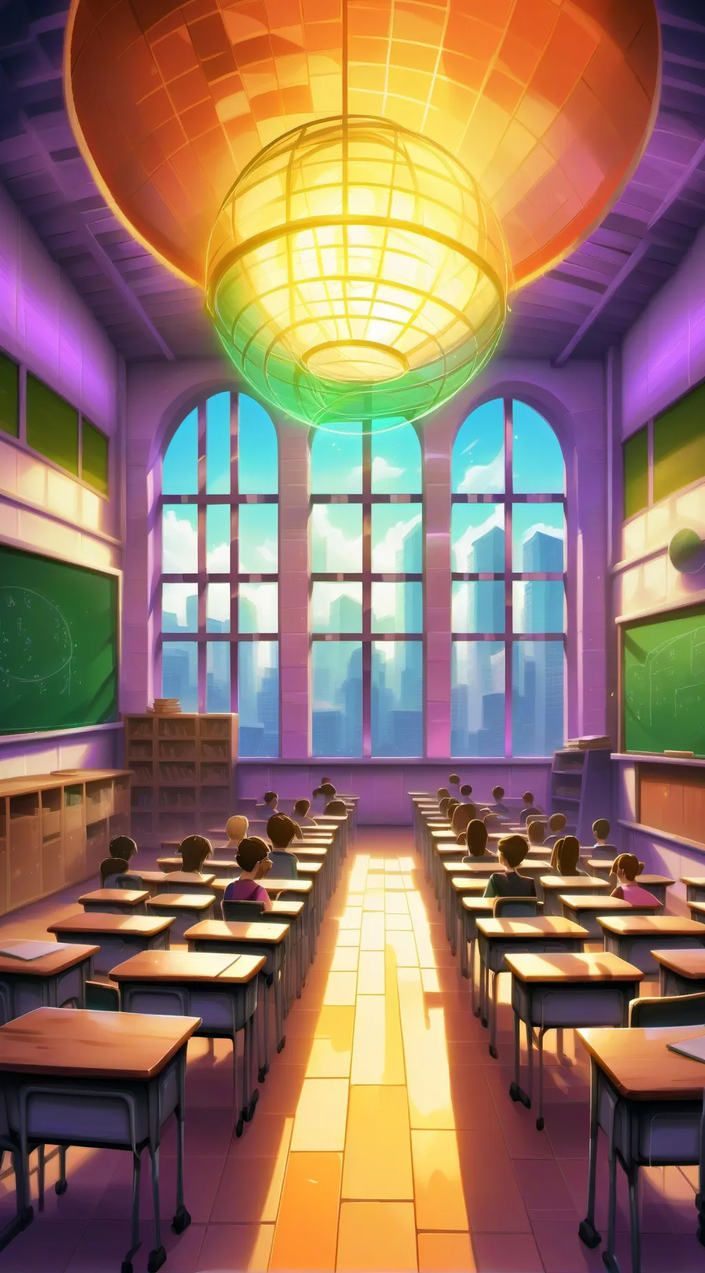 ai character: School (4) background