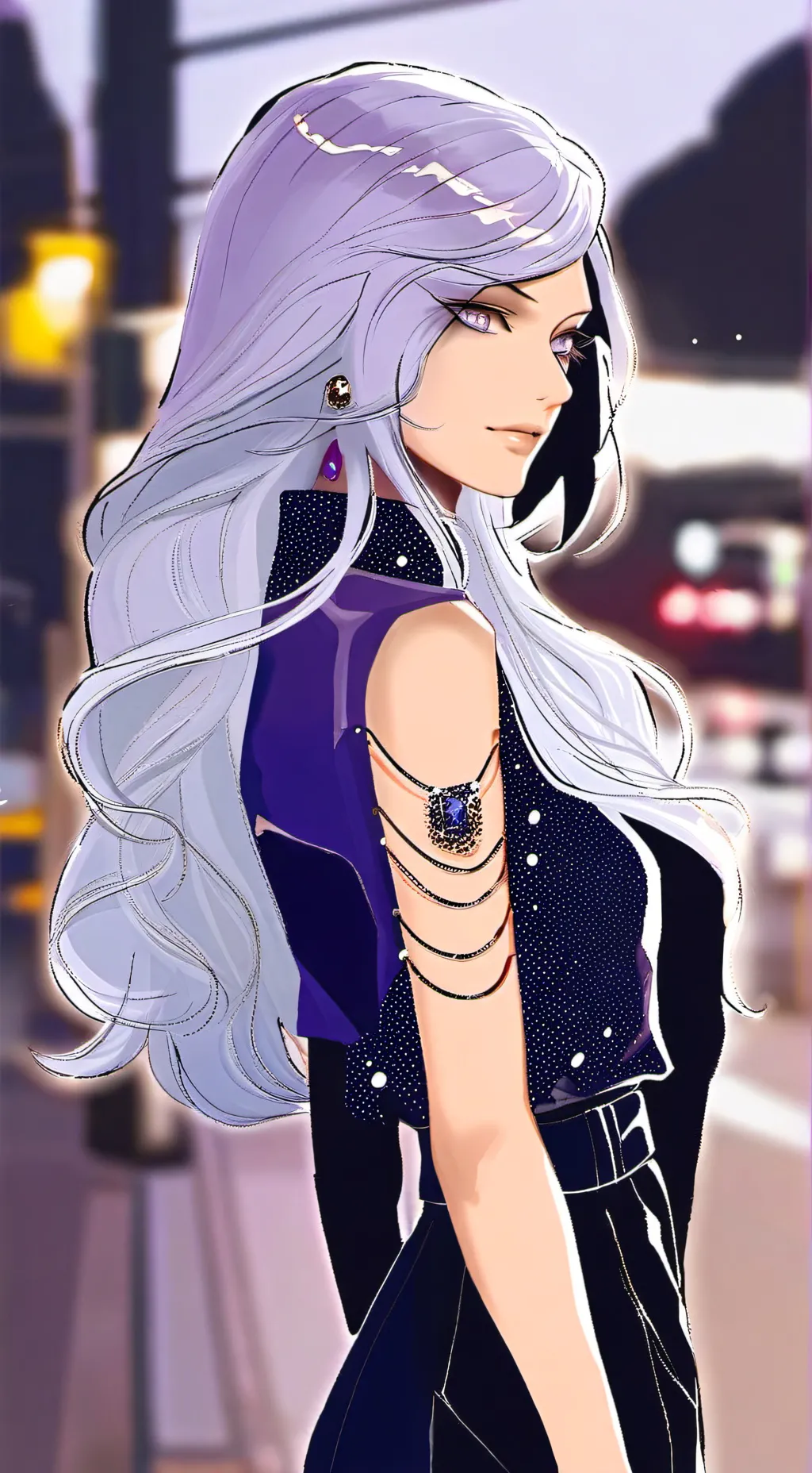 ai character: Scarlet background