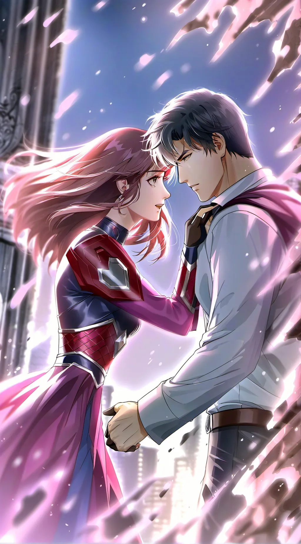 ai character: Ruby🌹 background