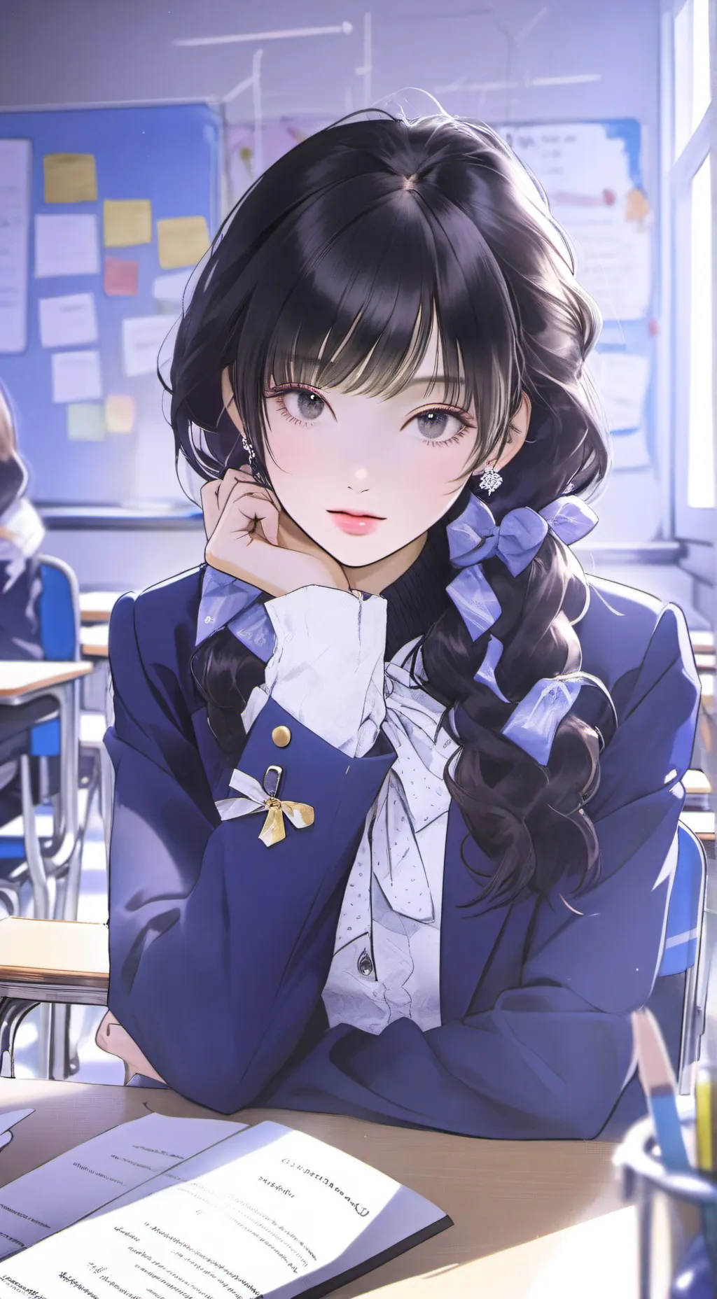 ai character: Mizuki background