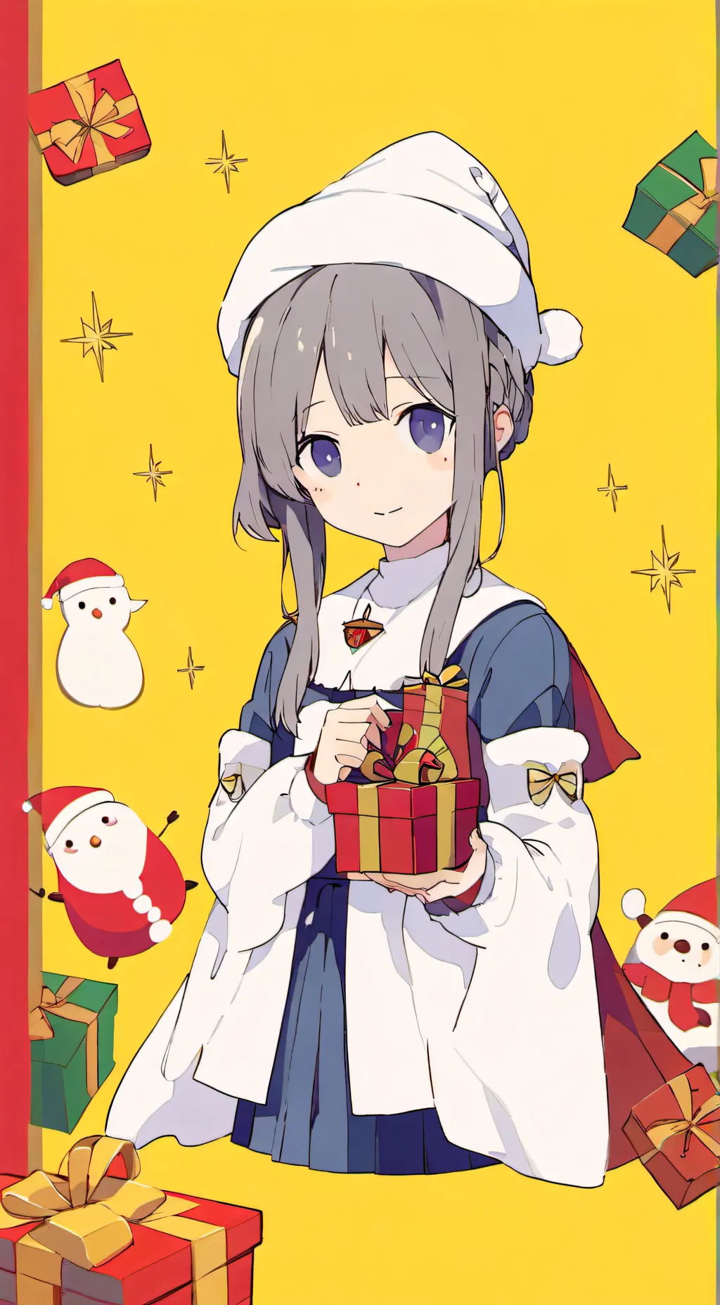 ai character: MHA CHRISTMAS 🎁 background