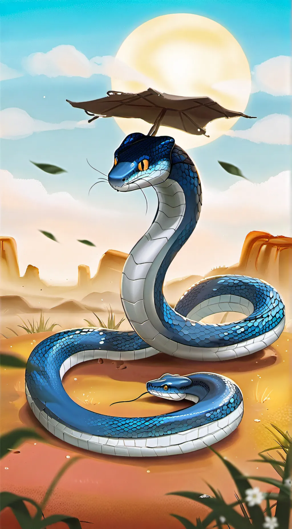 ai character: Maddie from back  background