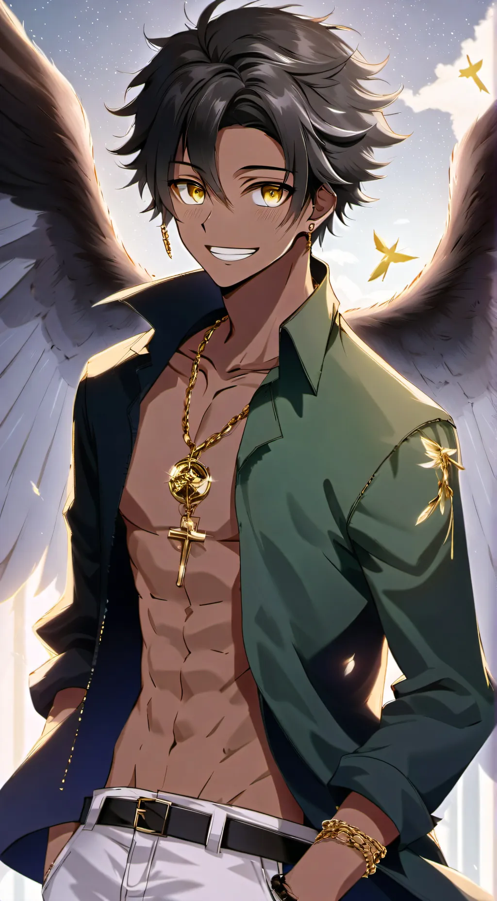 ai character: Oliver background