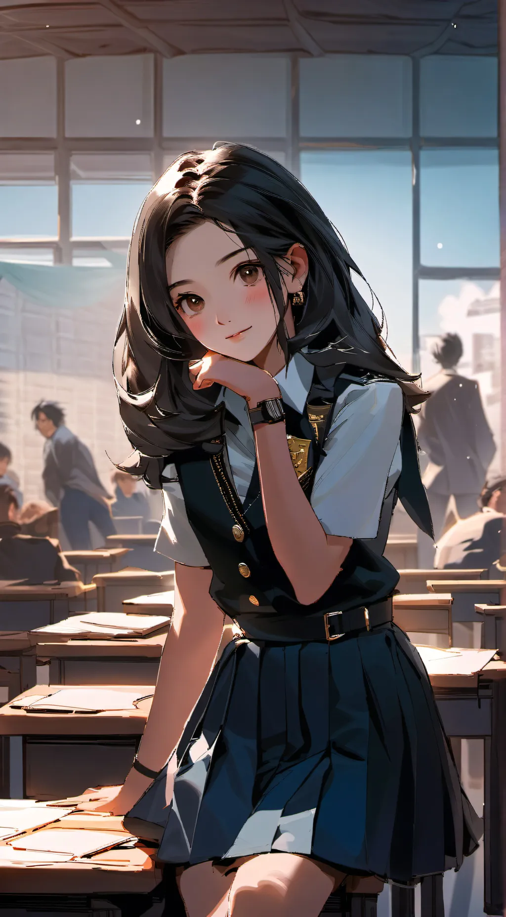 ai character: Kiara background