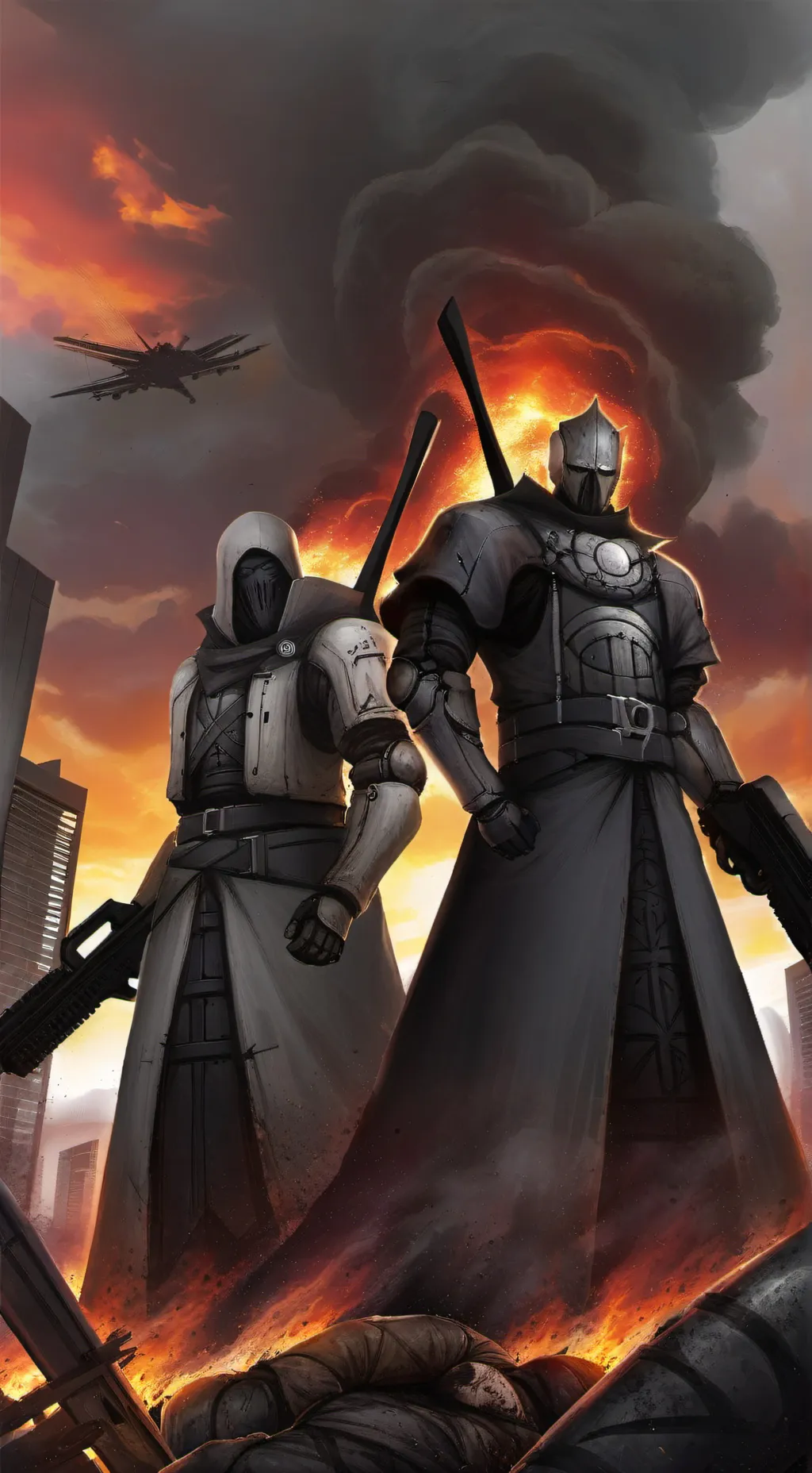 ai character: skibid battle background