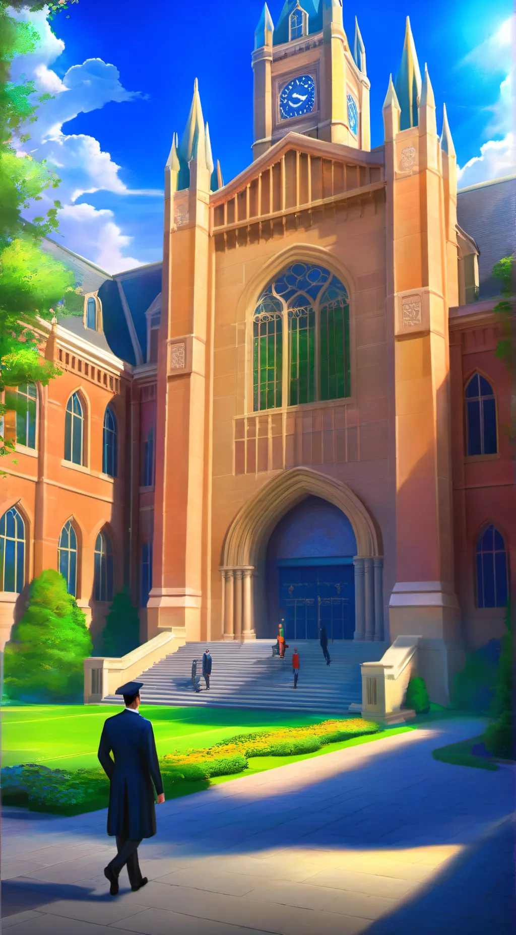 ai character: School background