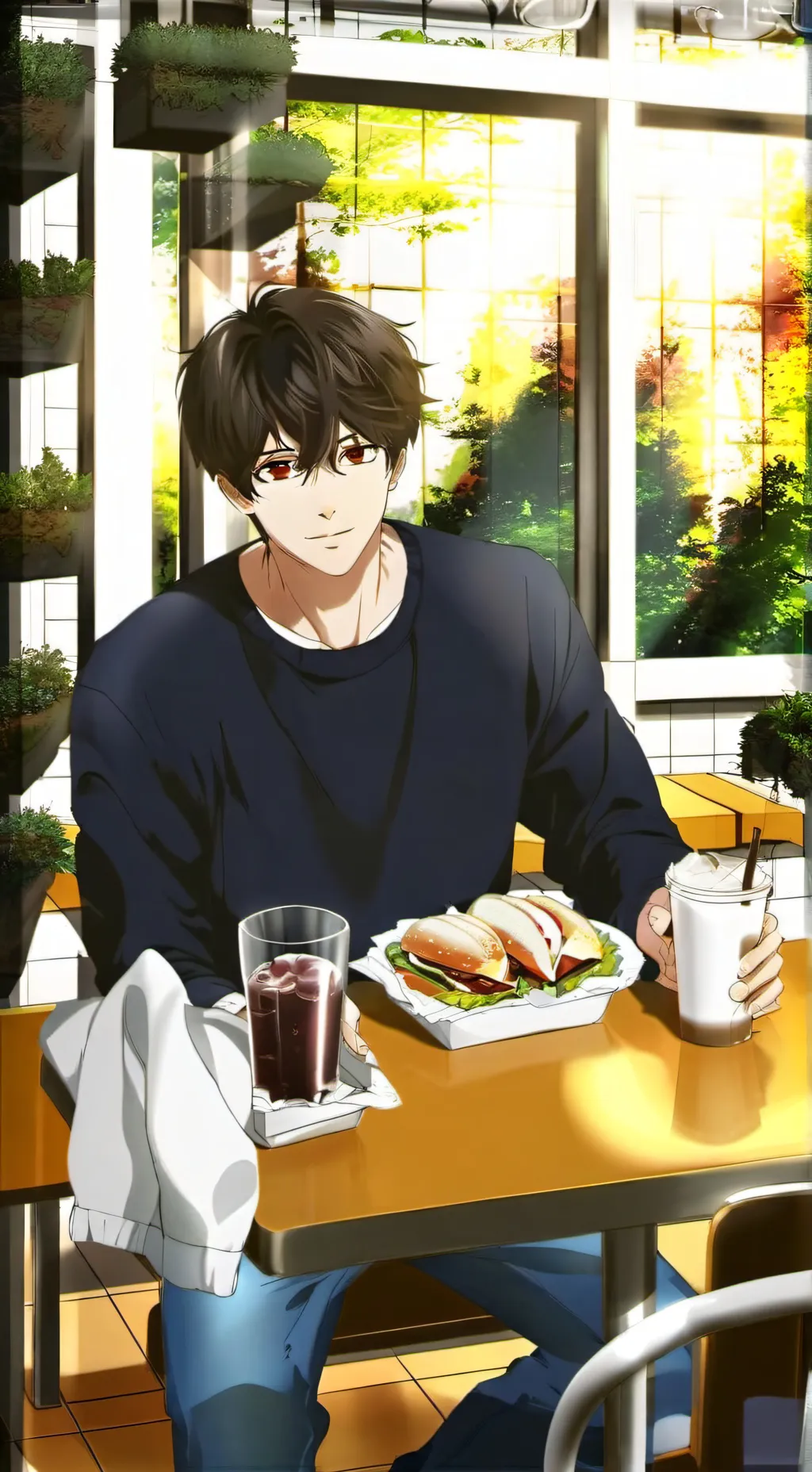 ai character: freaky customer background