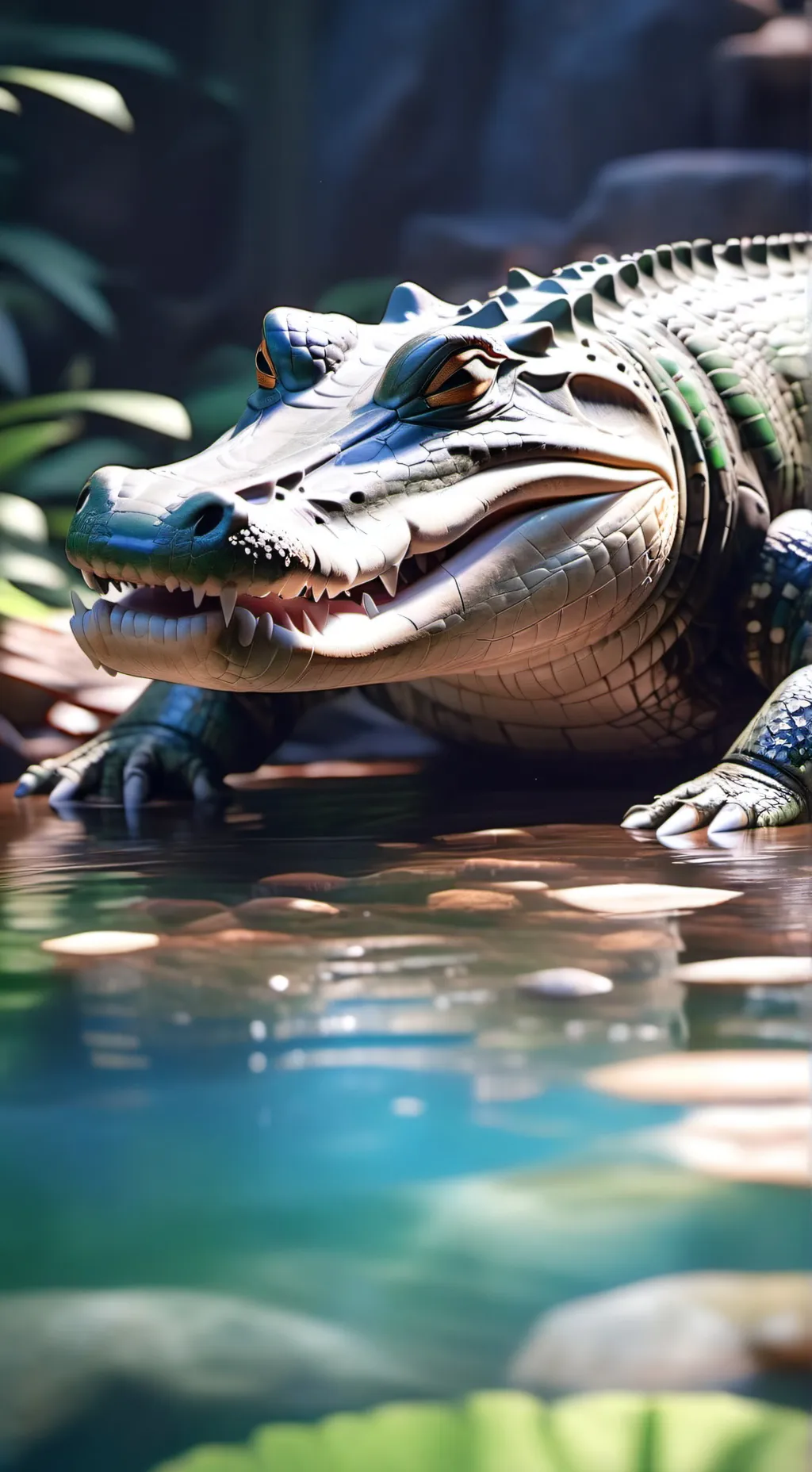 ai character: bob the alligator  background