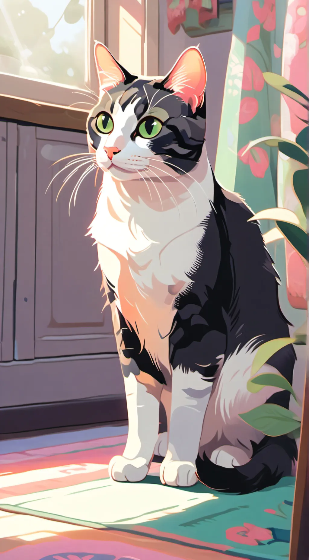 ai character: China x NK (CH) background