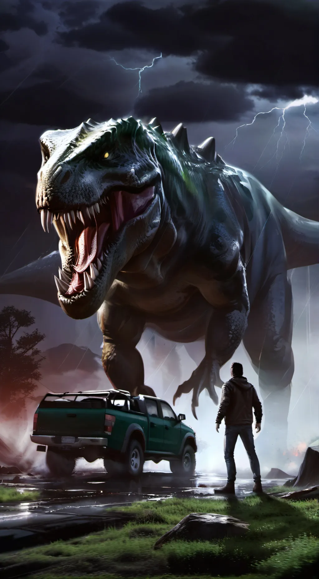 ai character: The unknown  background