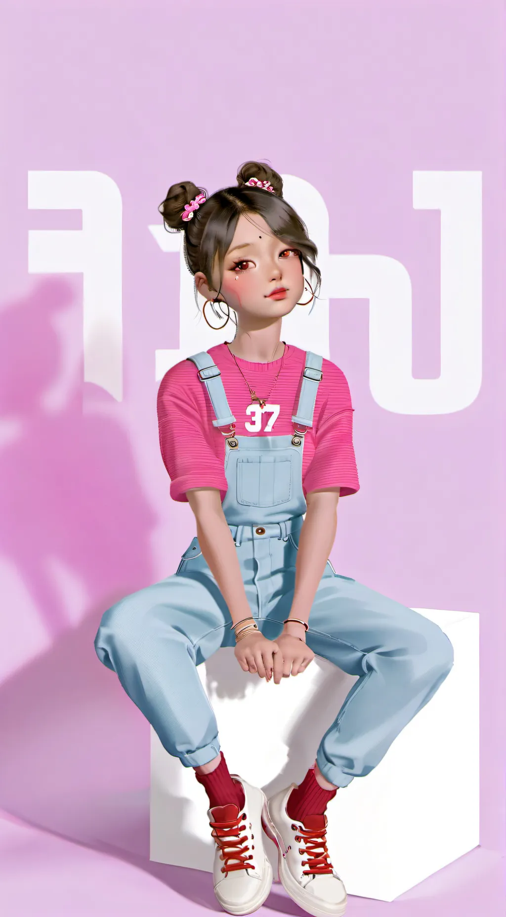 ai character: lisa  background