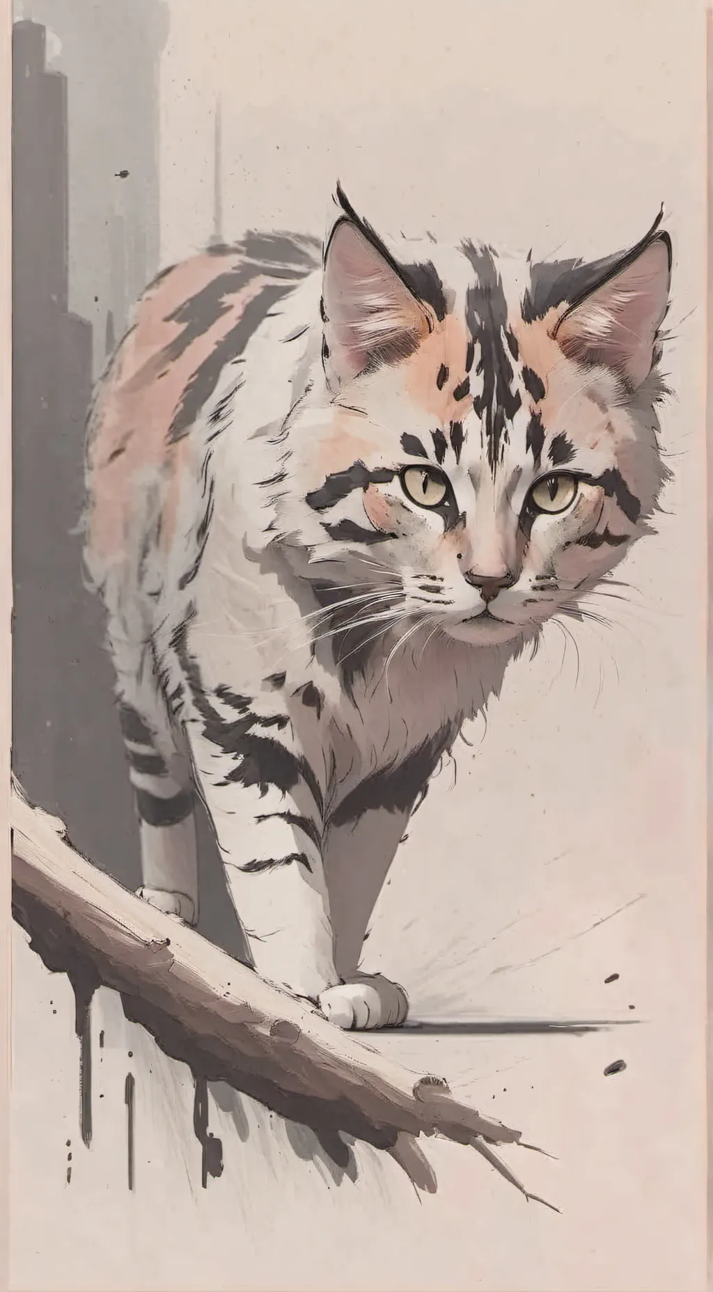 ai character: mango background