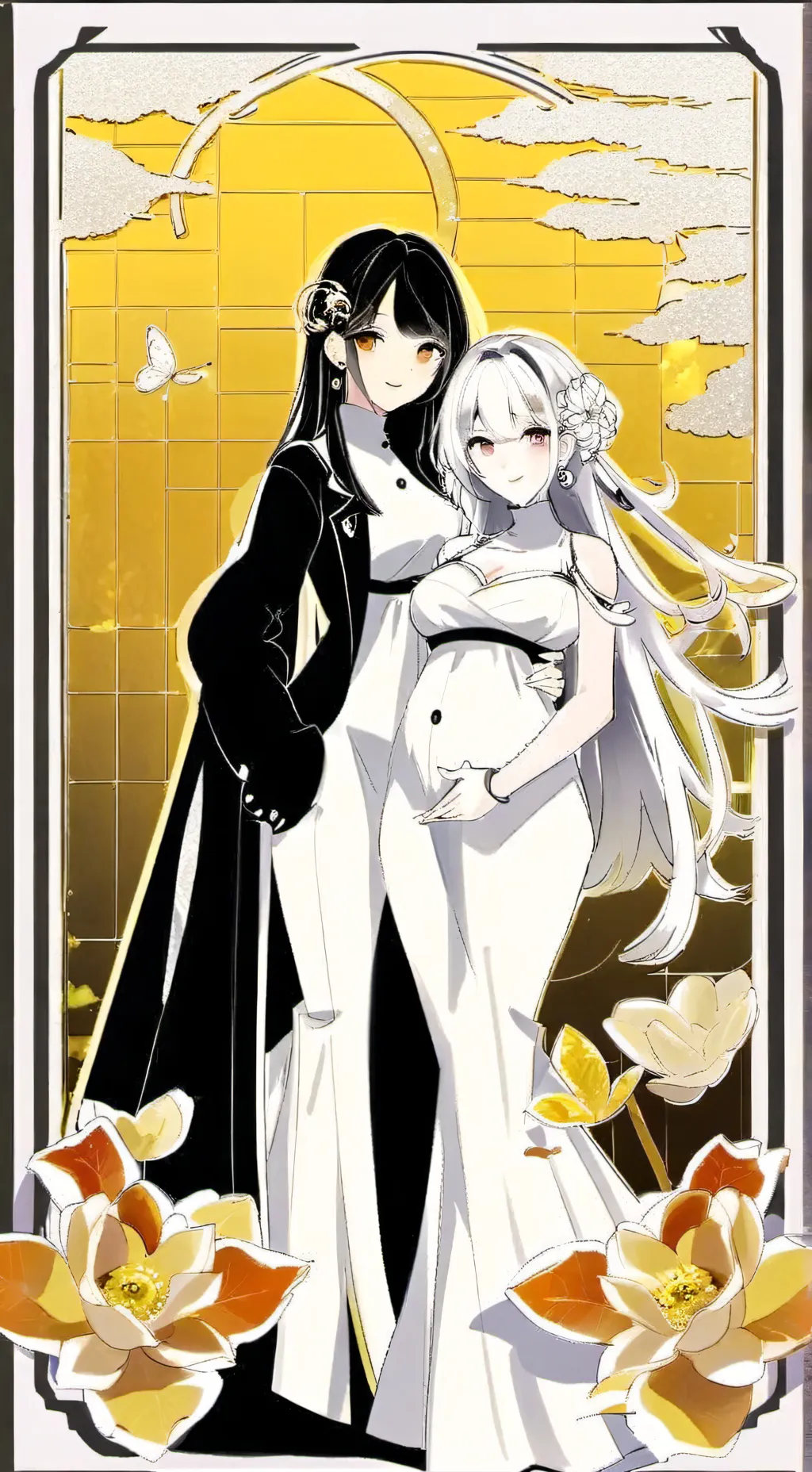 ai character: You and ur sis pre background