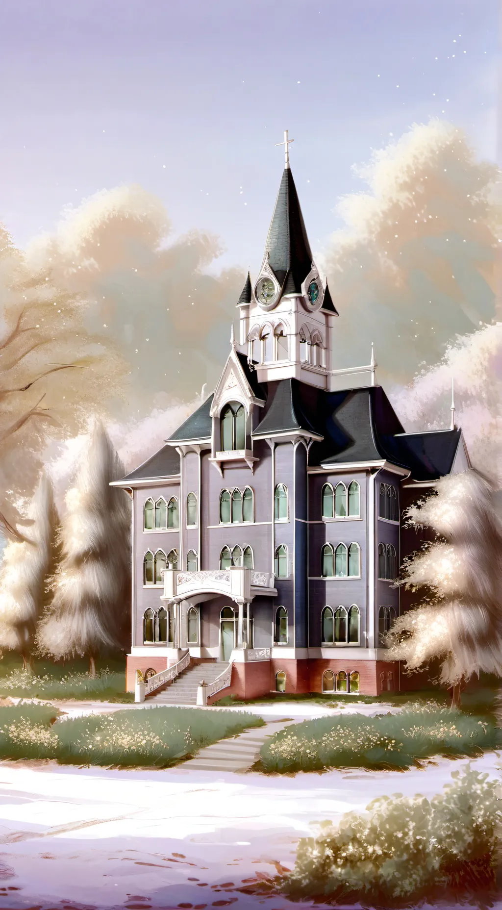 ai character: Vampire school  background