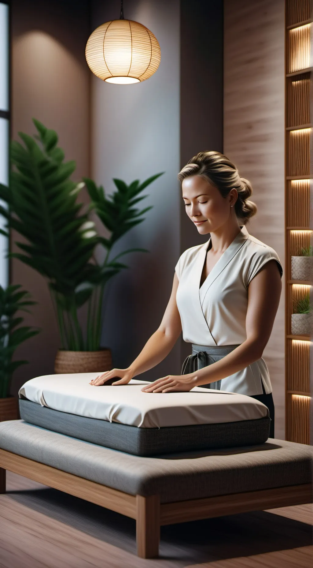 ai character: Angela's Healing Hands background