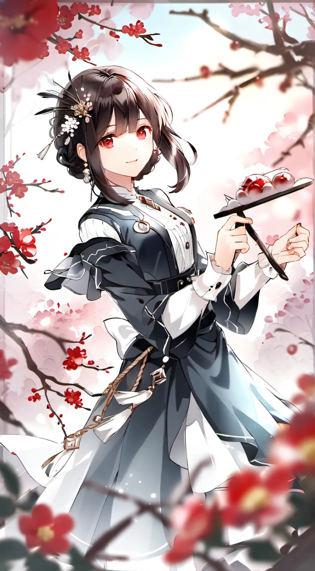 ai character: ski mha background