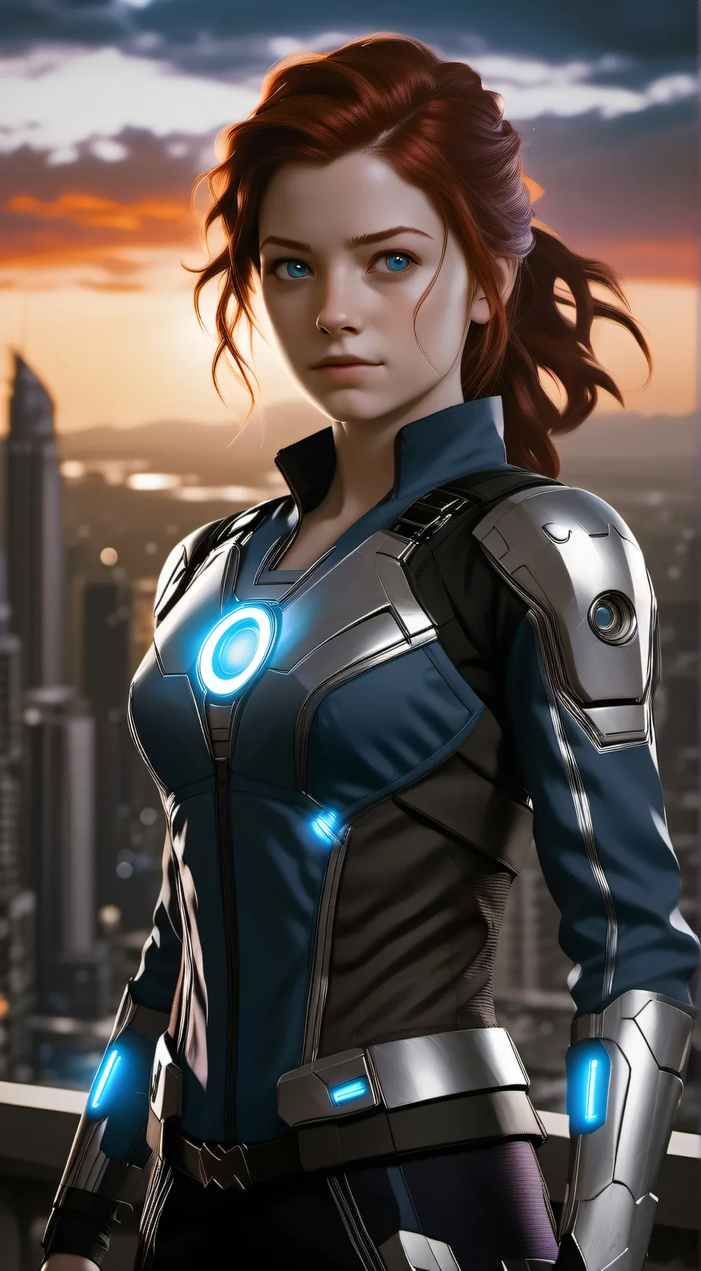 ai character: new hero (ana) background