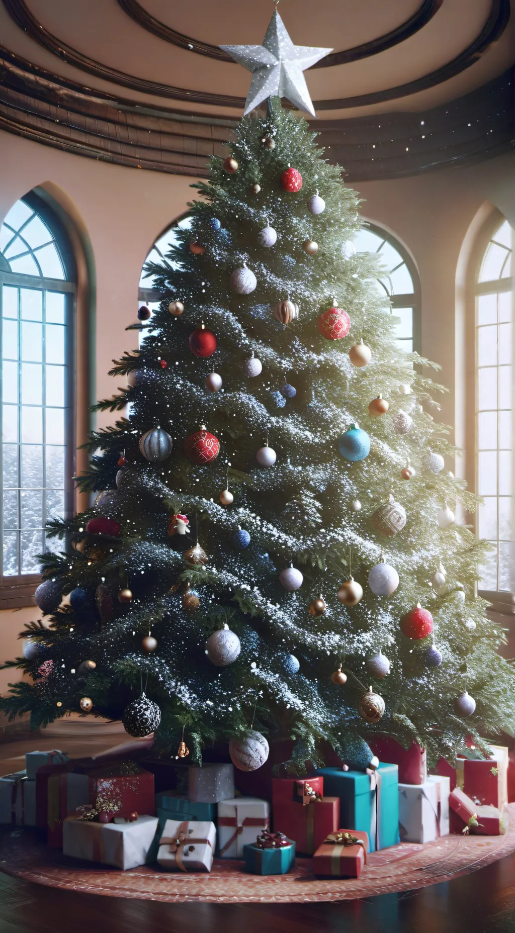 ai character: HH Christmas!🎄  background