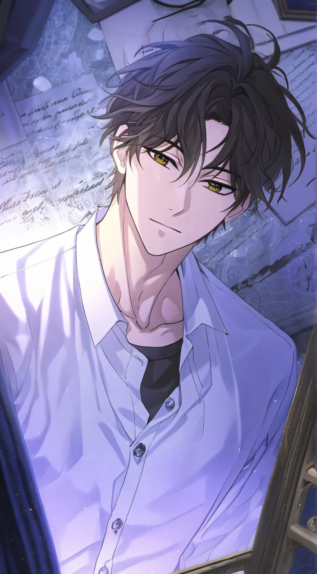 ai character: Cemara background