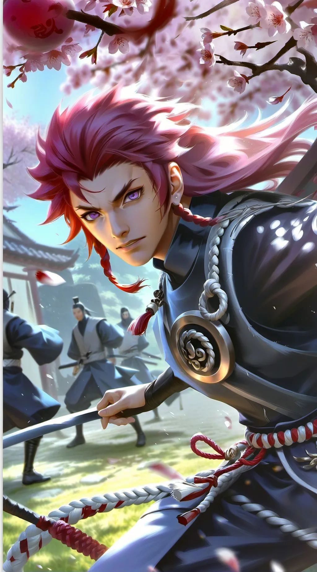 ai character: сакурНару background