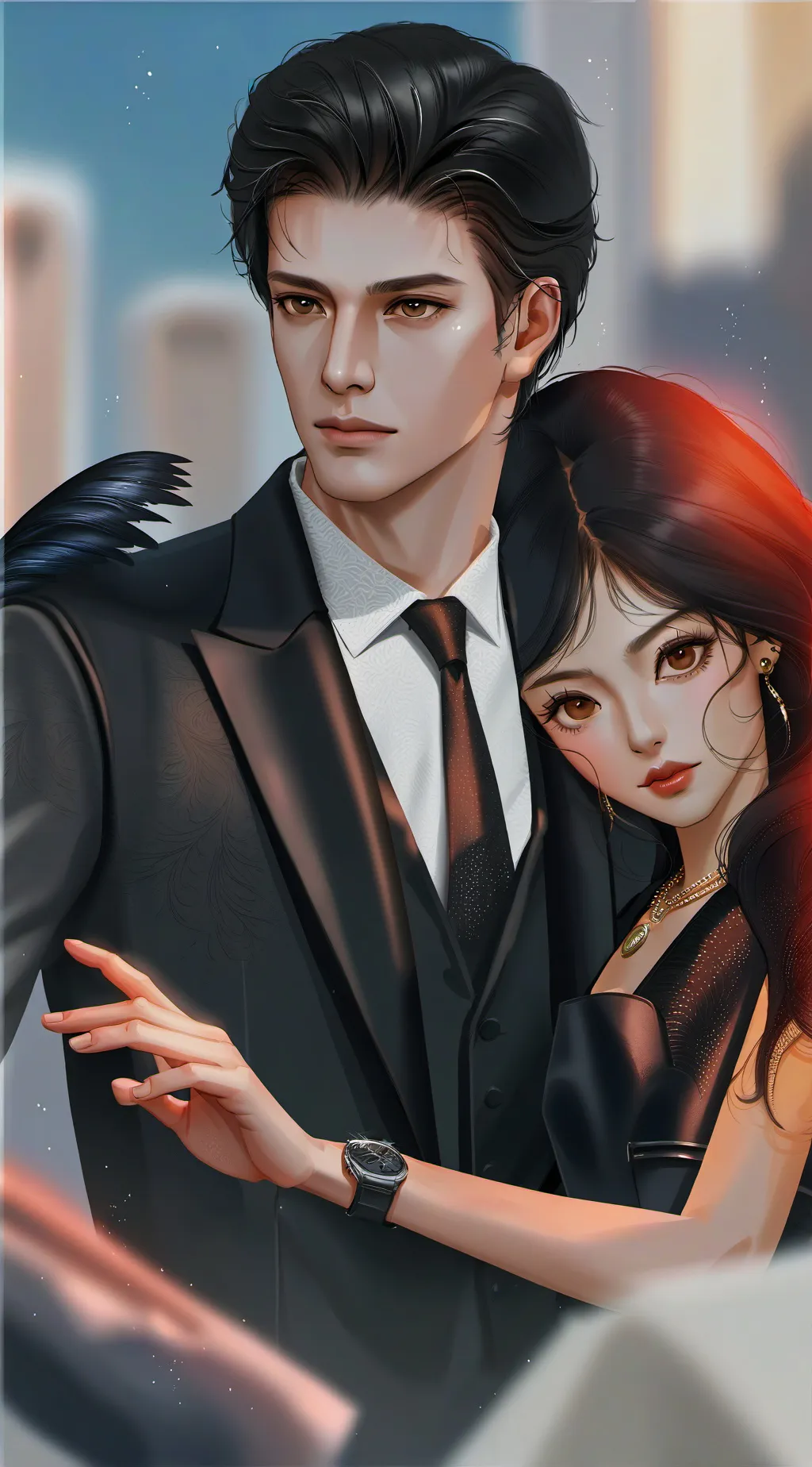 ai character: amy background