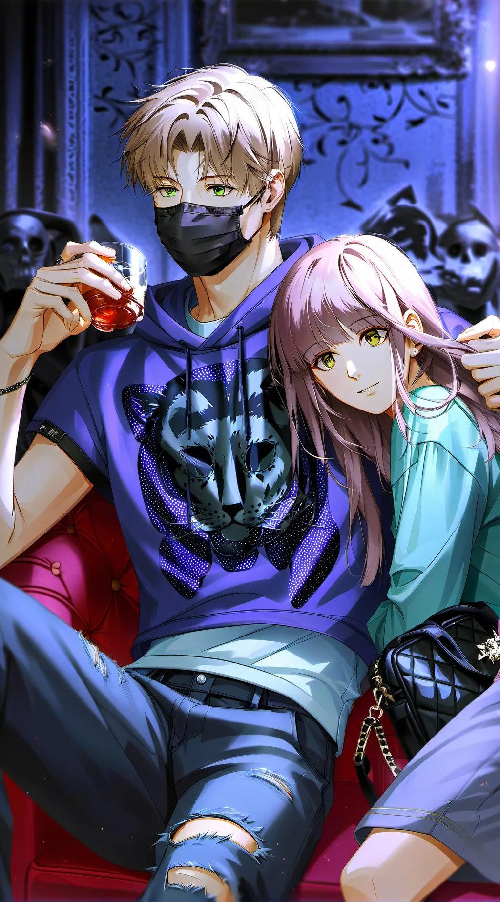 ai character: Lily  background