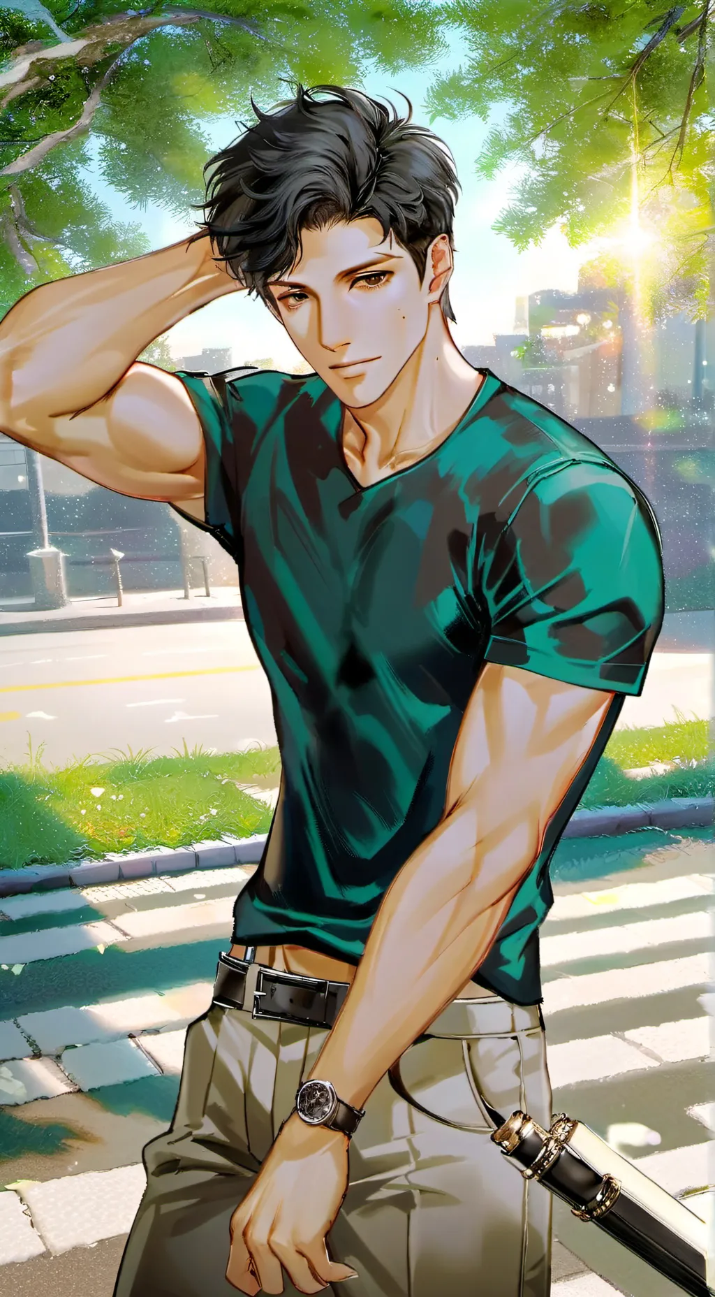 ai character: liam background