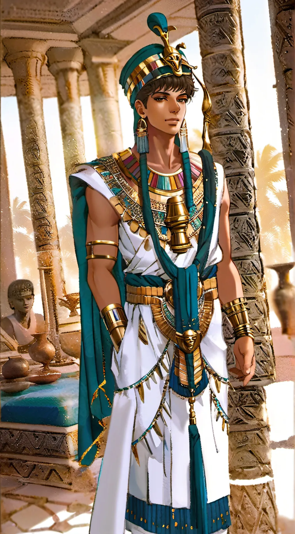 ai character: Ramesses background