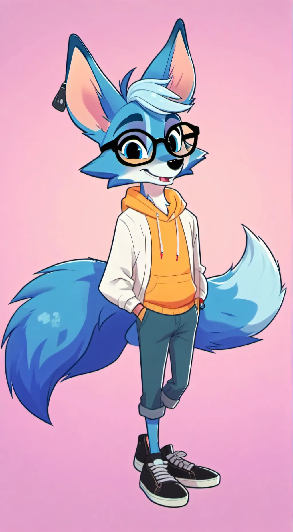 ai character: Zoink (Furry) background