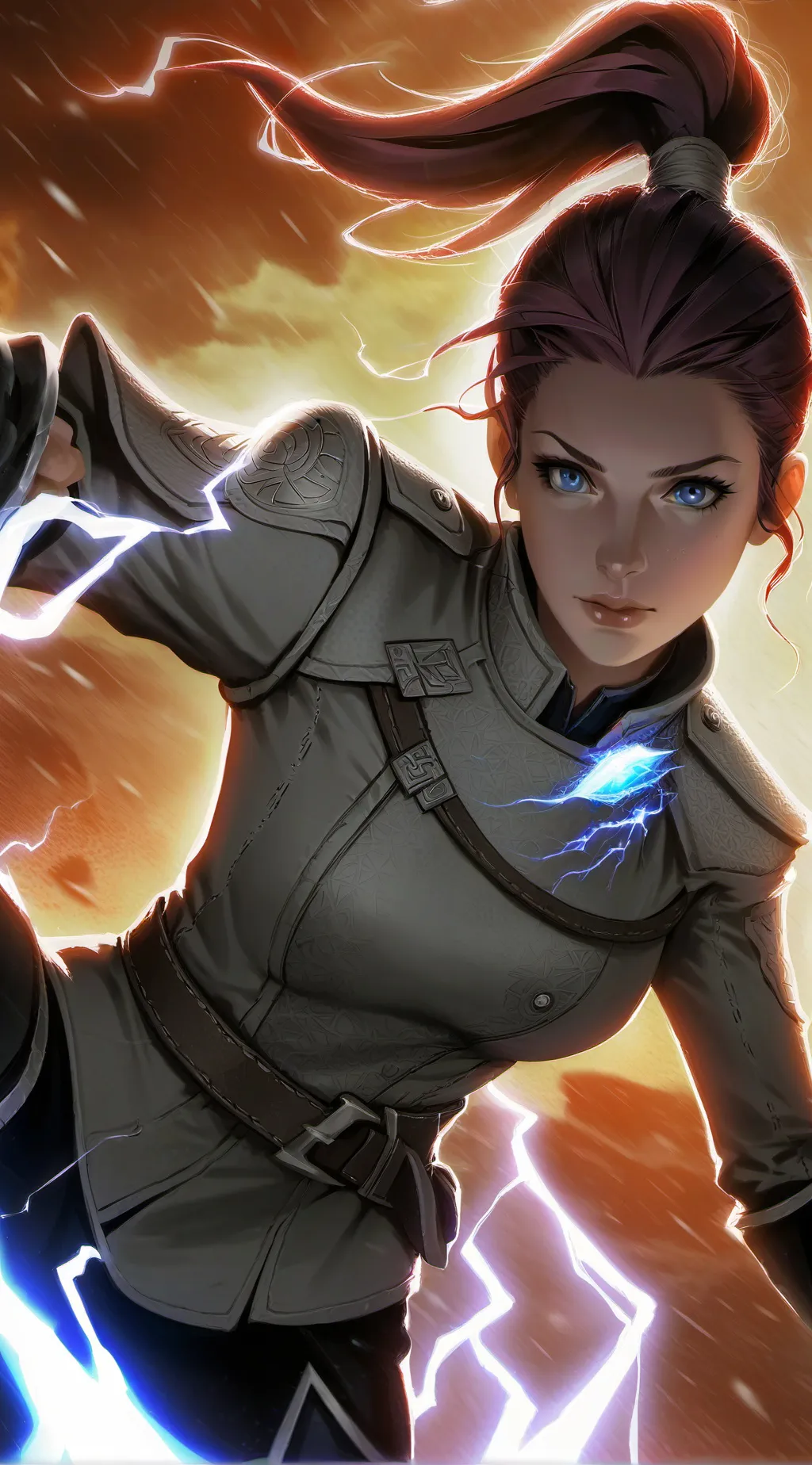 ai character: Daphne Ochiomi  background