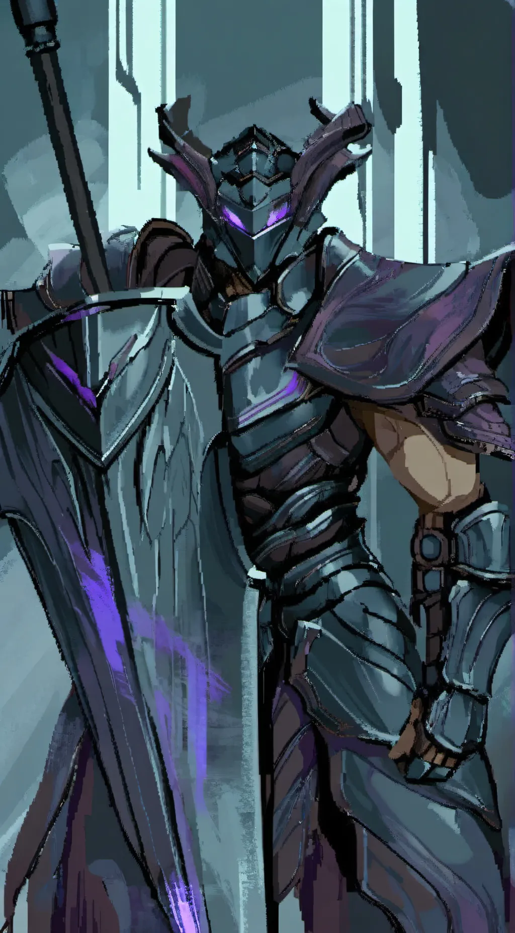 ai character: guerreiro negro background