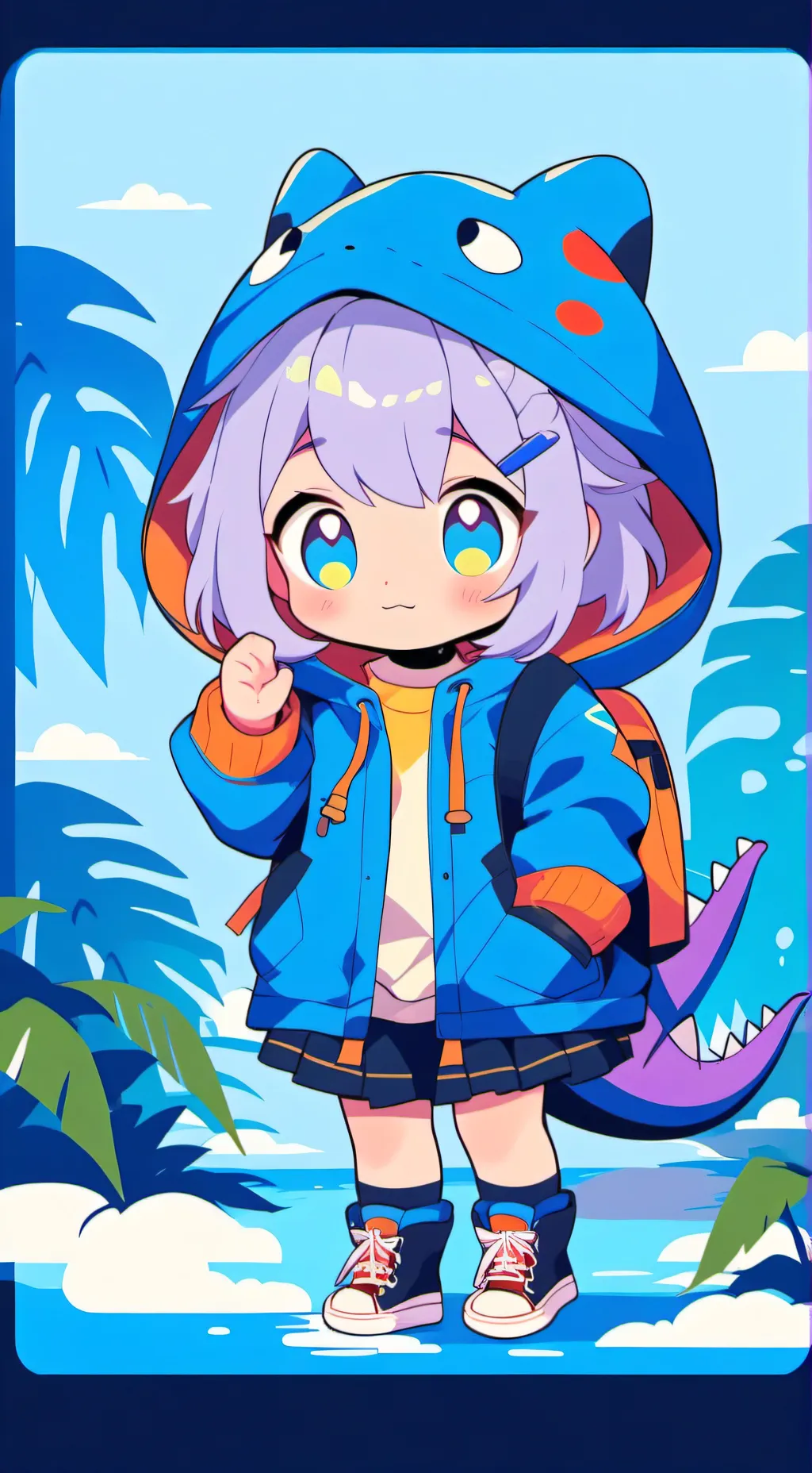 ai character: bebezinha Laís  background