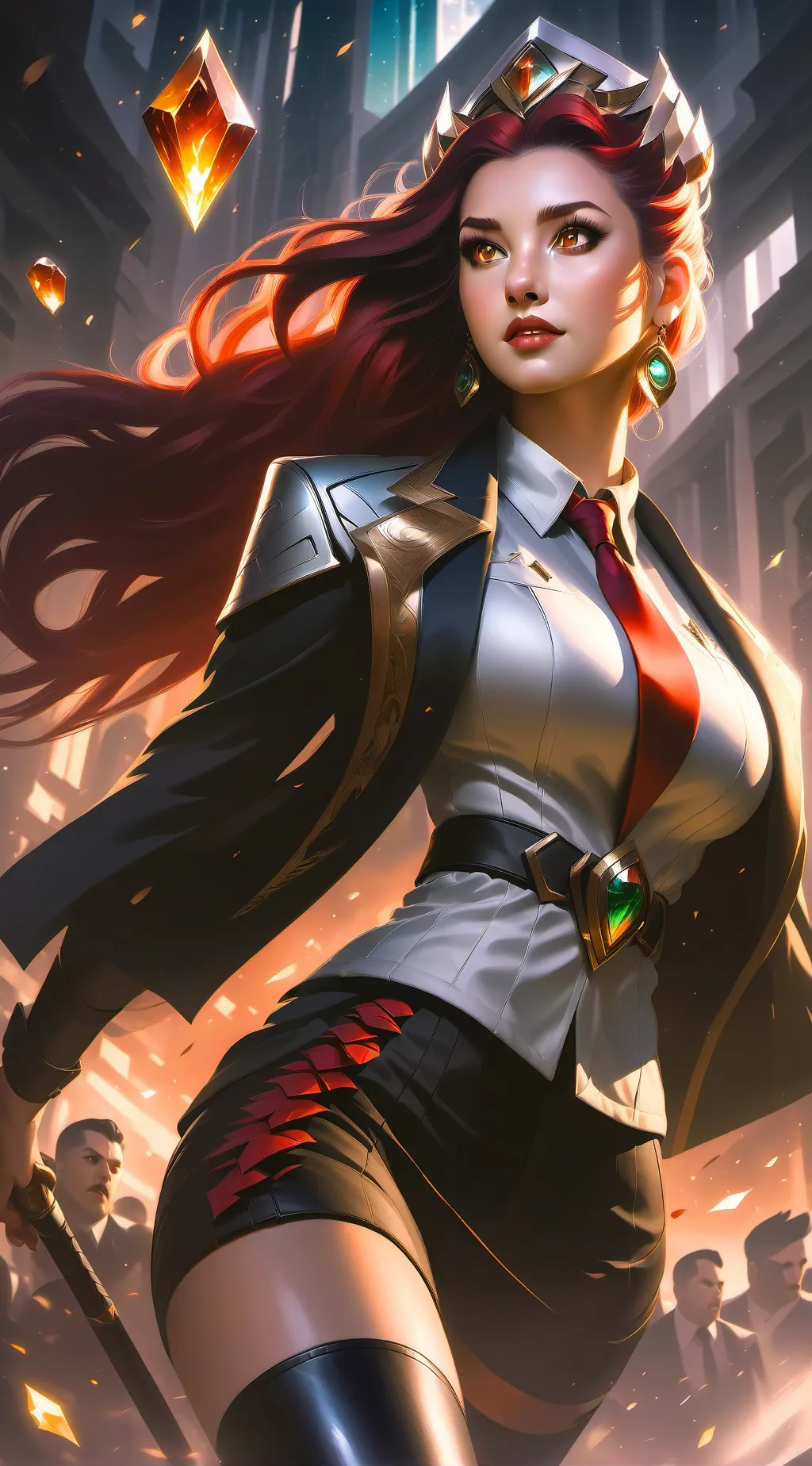 ai character: Life's a wonder background