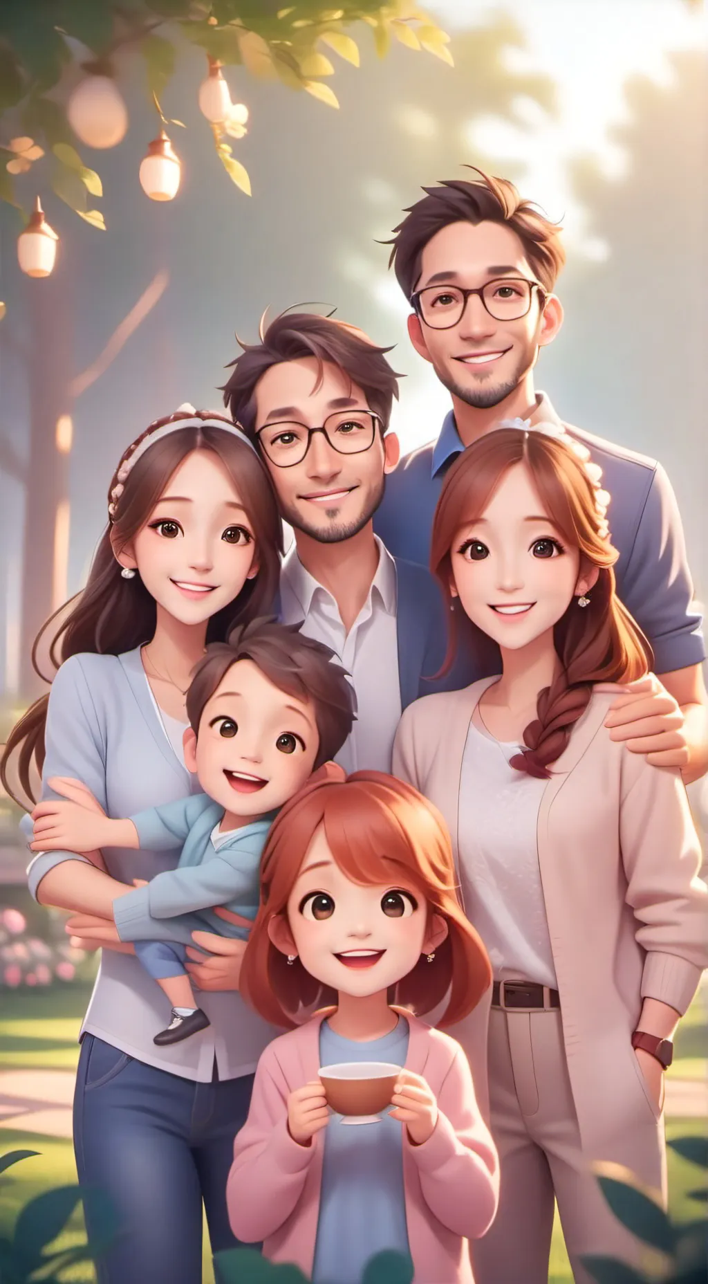 ai character: Family  background