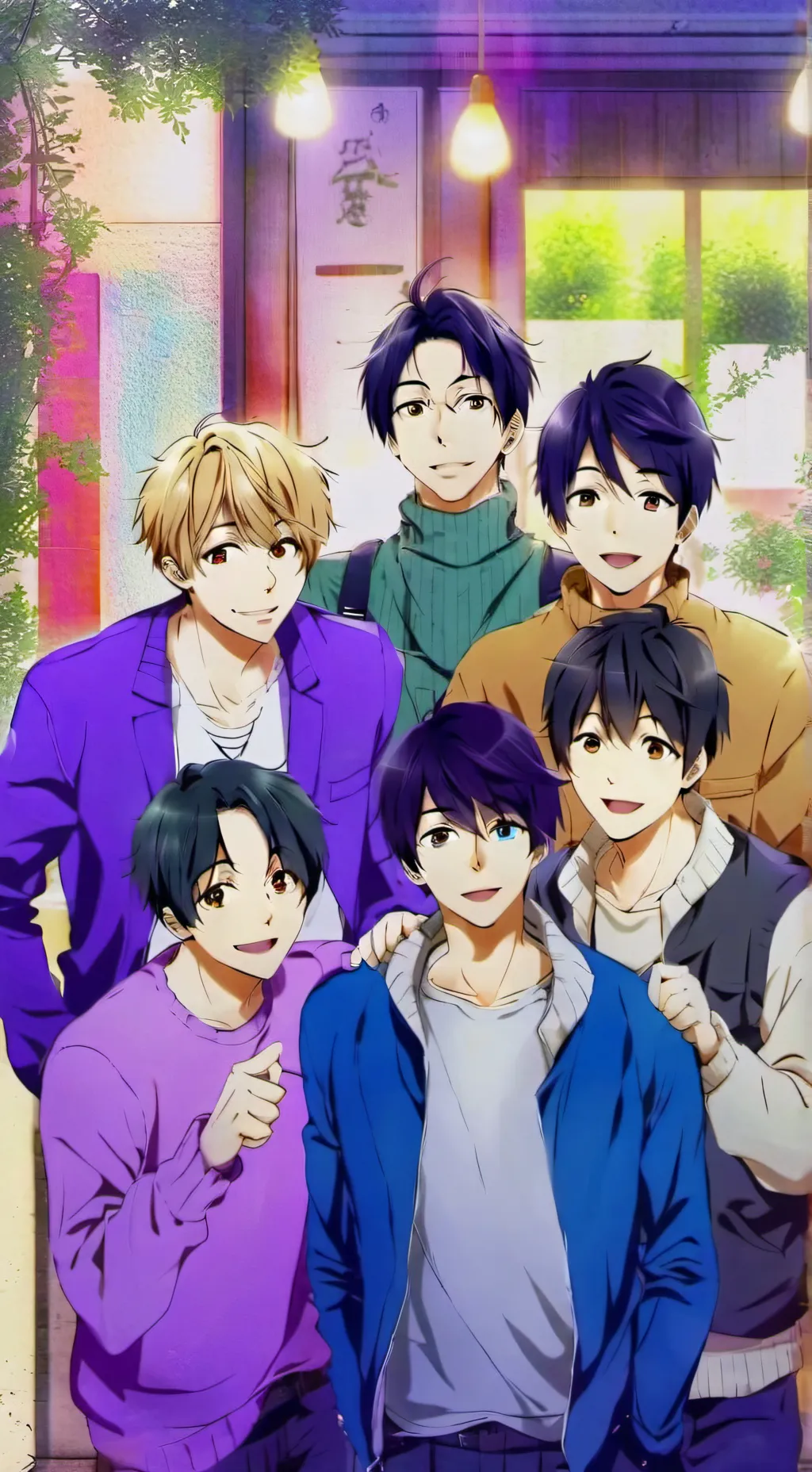 ai character: lovely gay background