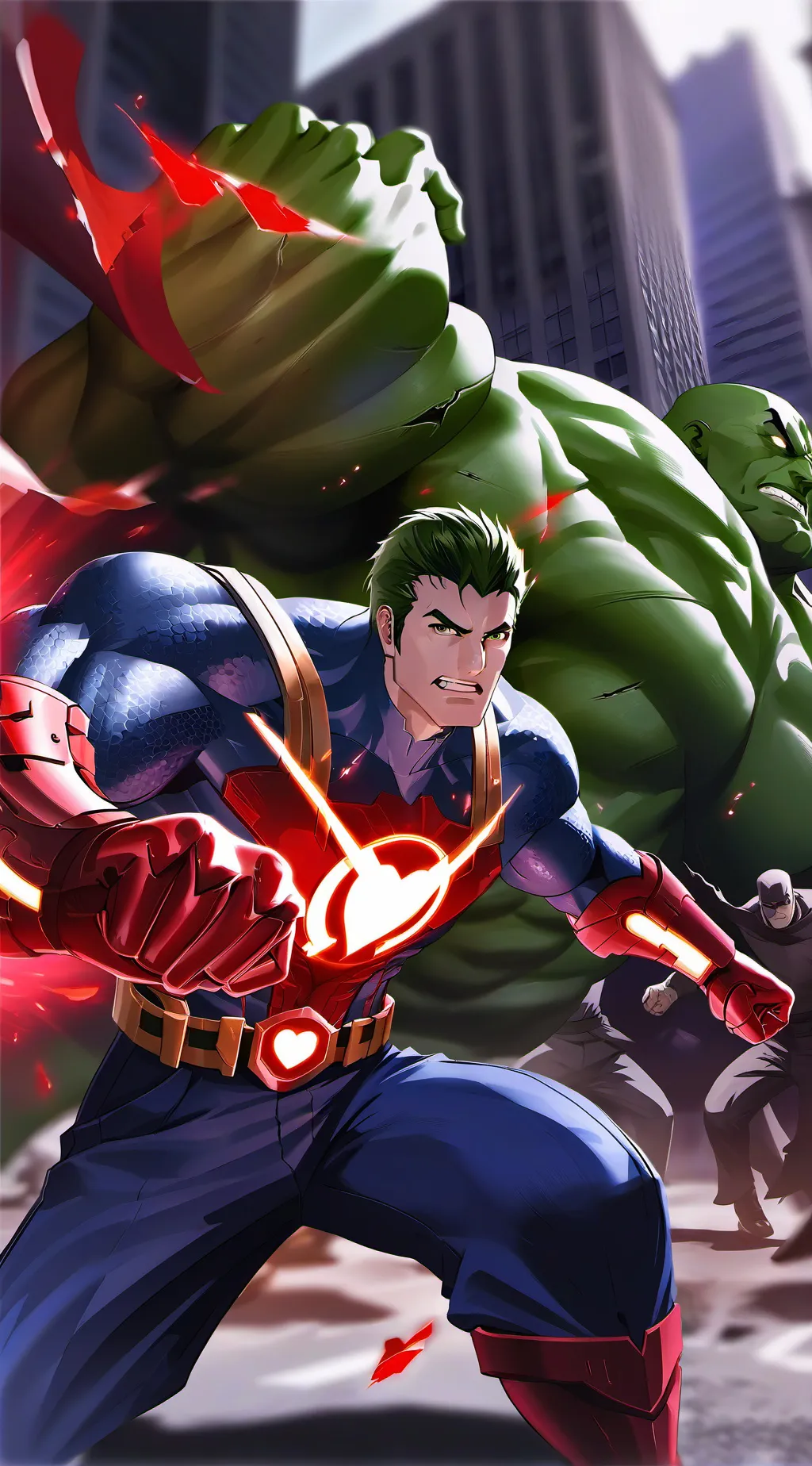 ai character: Superhero Isekai  background