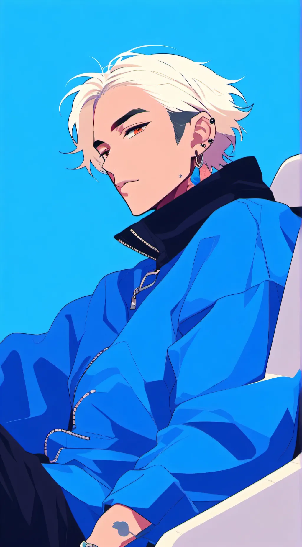 ai character: Vector background