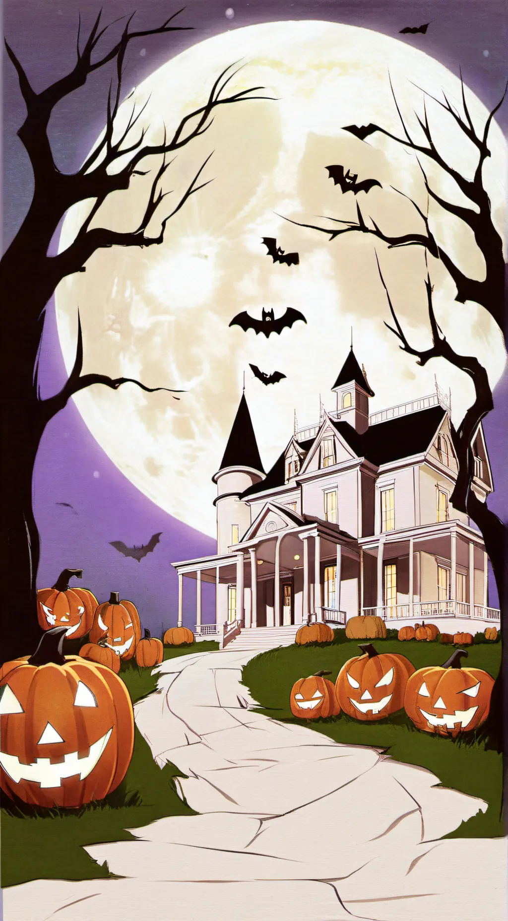 ai character: MHA HALLOWEEN! :3 background