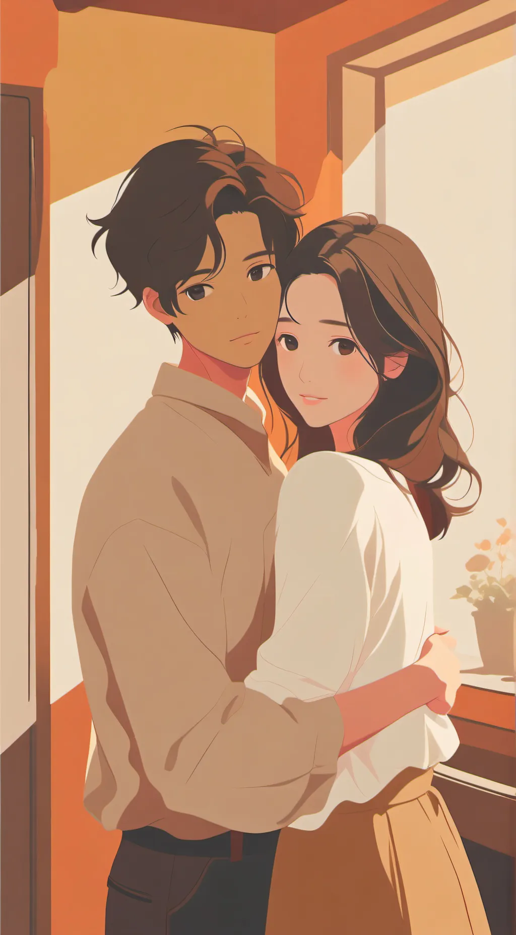 ai character: class 1A dorms background