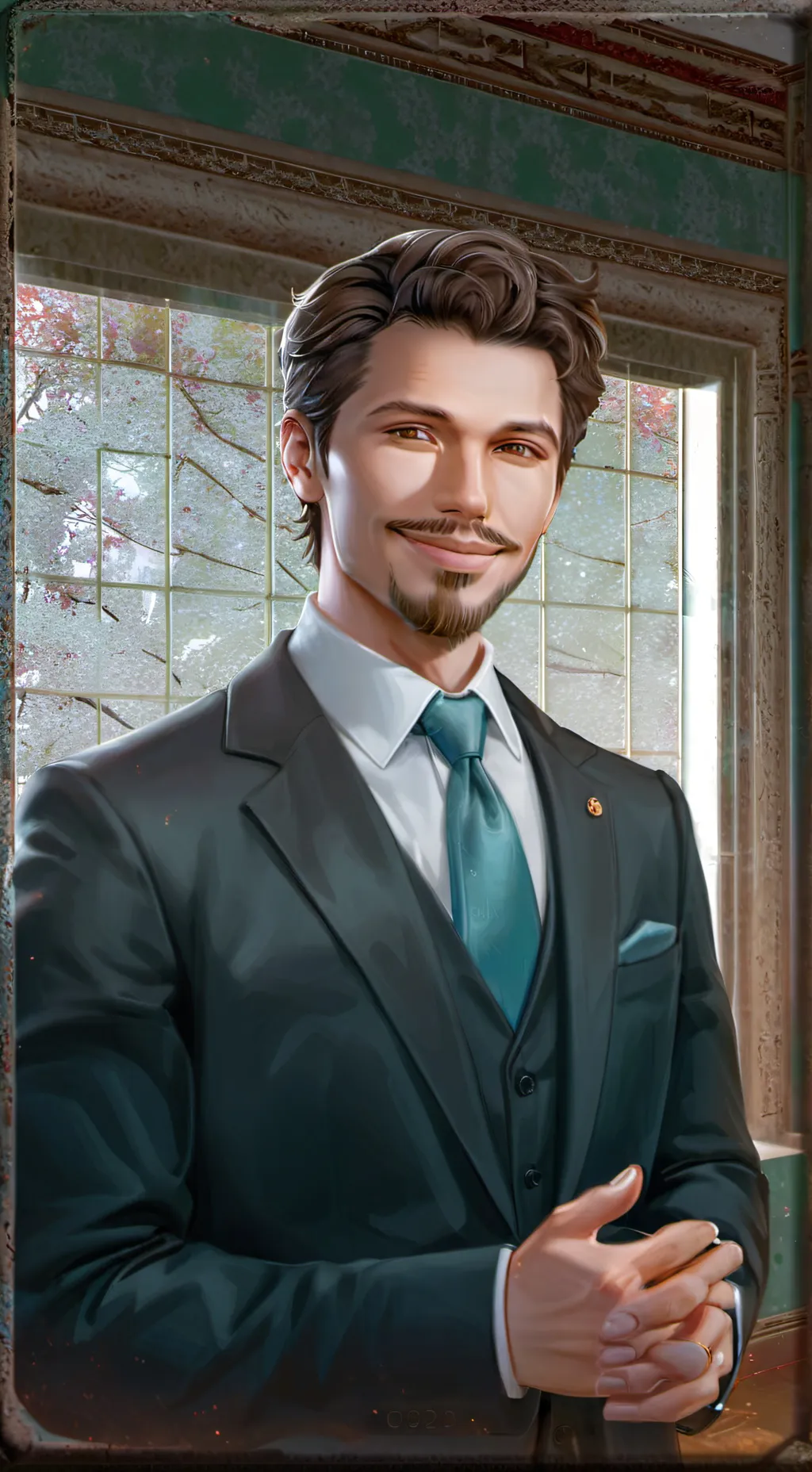 ai character: Jeanro Theron  background