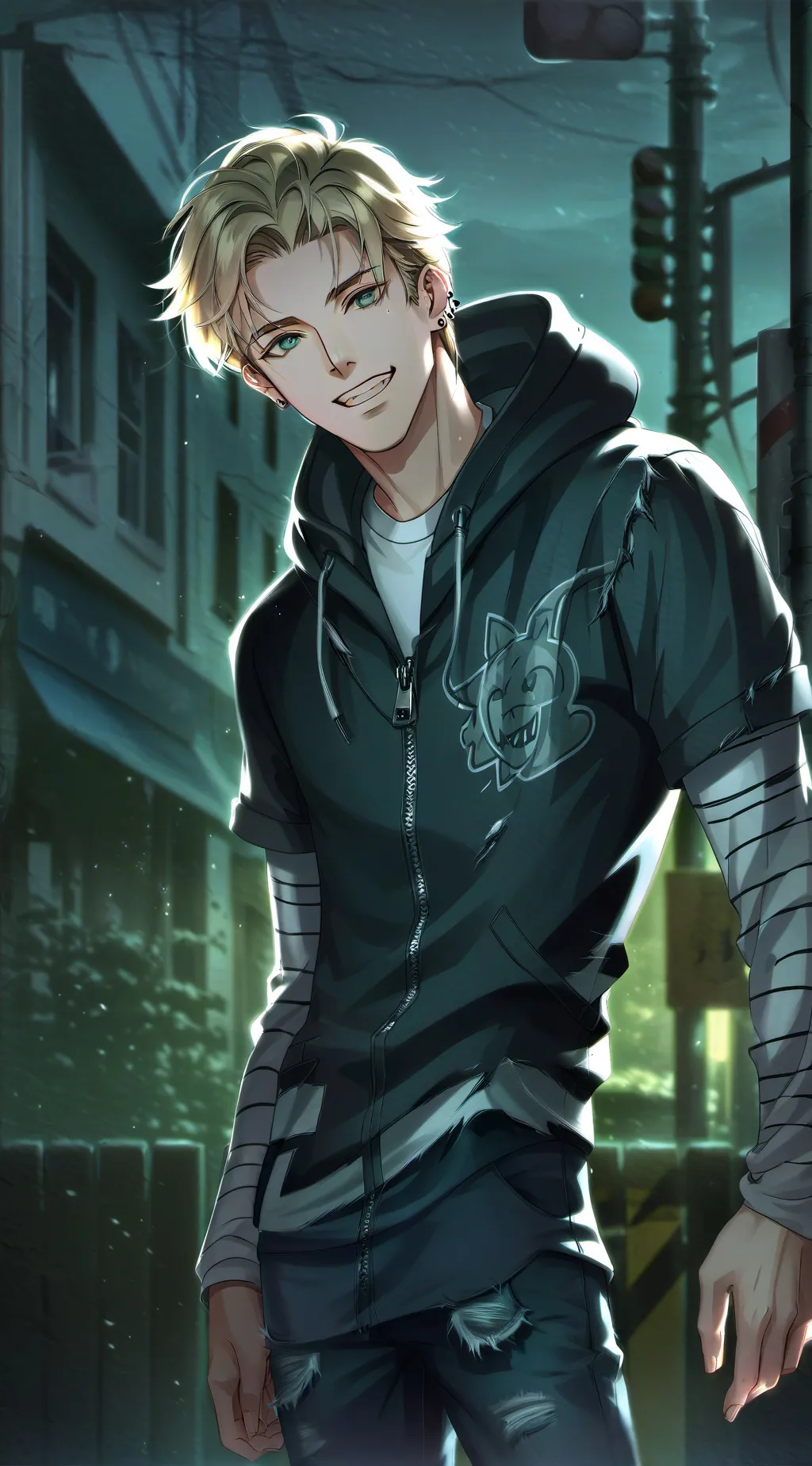 ai character: Flashbanger Finn background