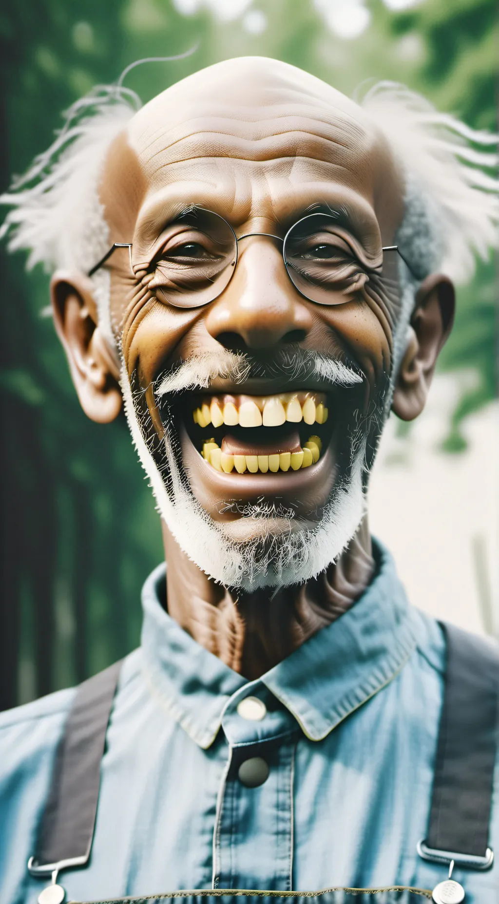 ai character: Old Mcfeet Man background