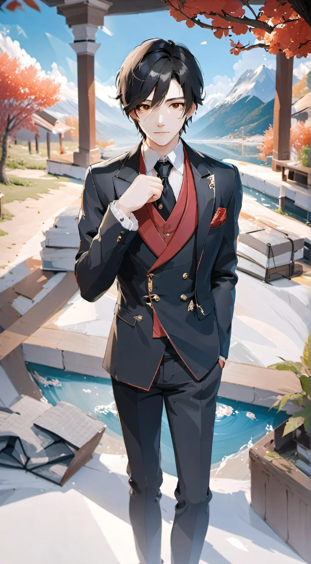 ai character: ◔‸◔?JACOB(O_o)?? background