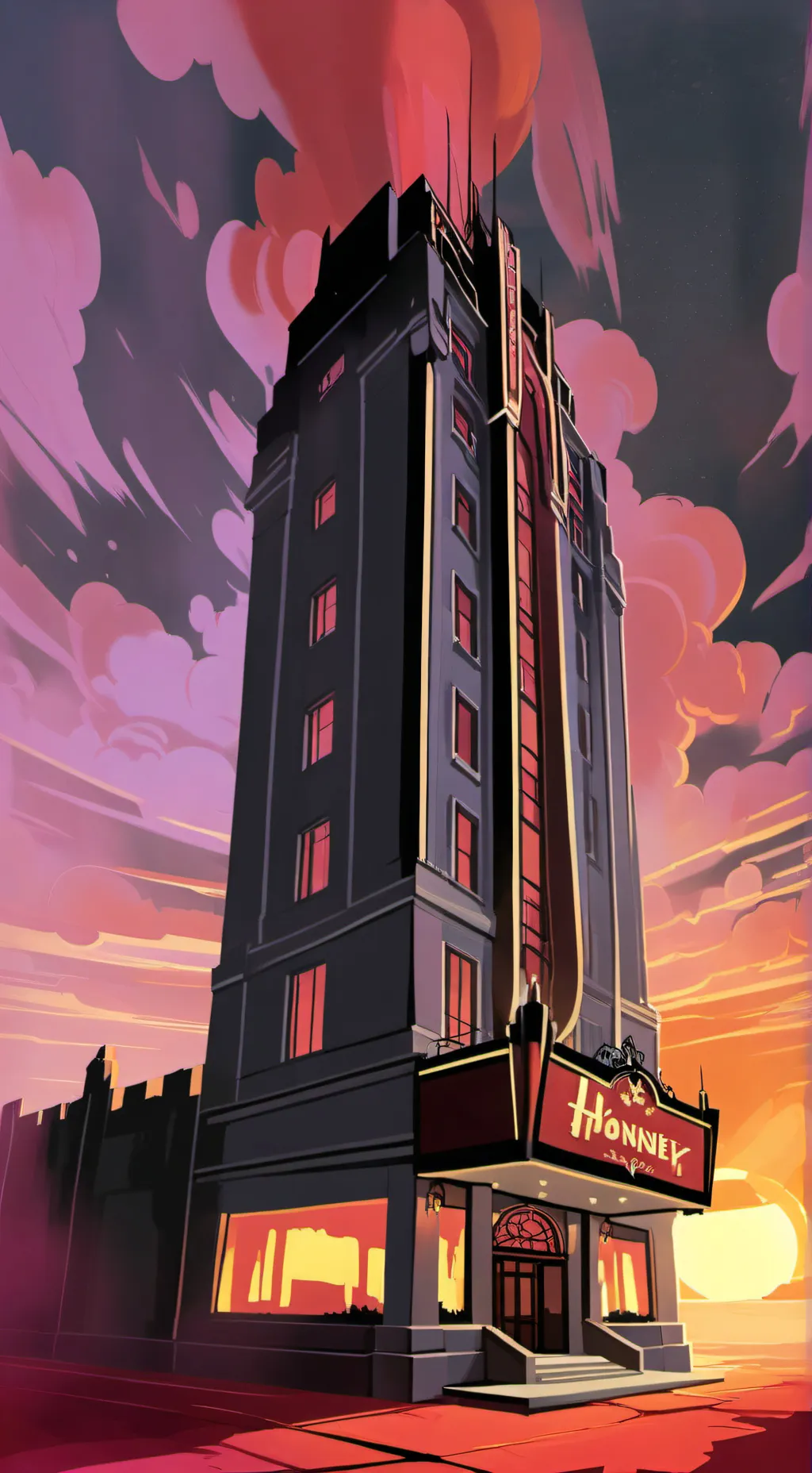 ai character: hh background