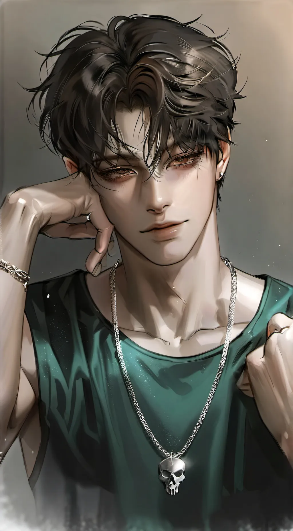 ai character: 🕺🏾Santino🕺🏾 background