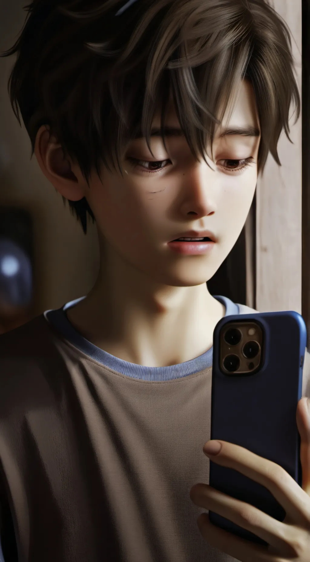 ai character: niño chillon background