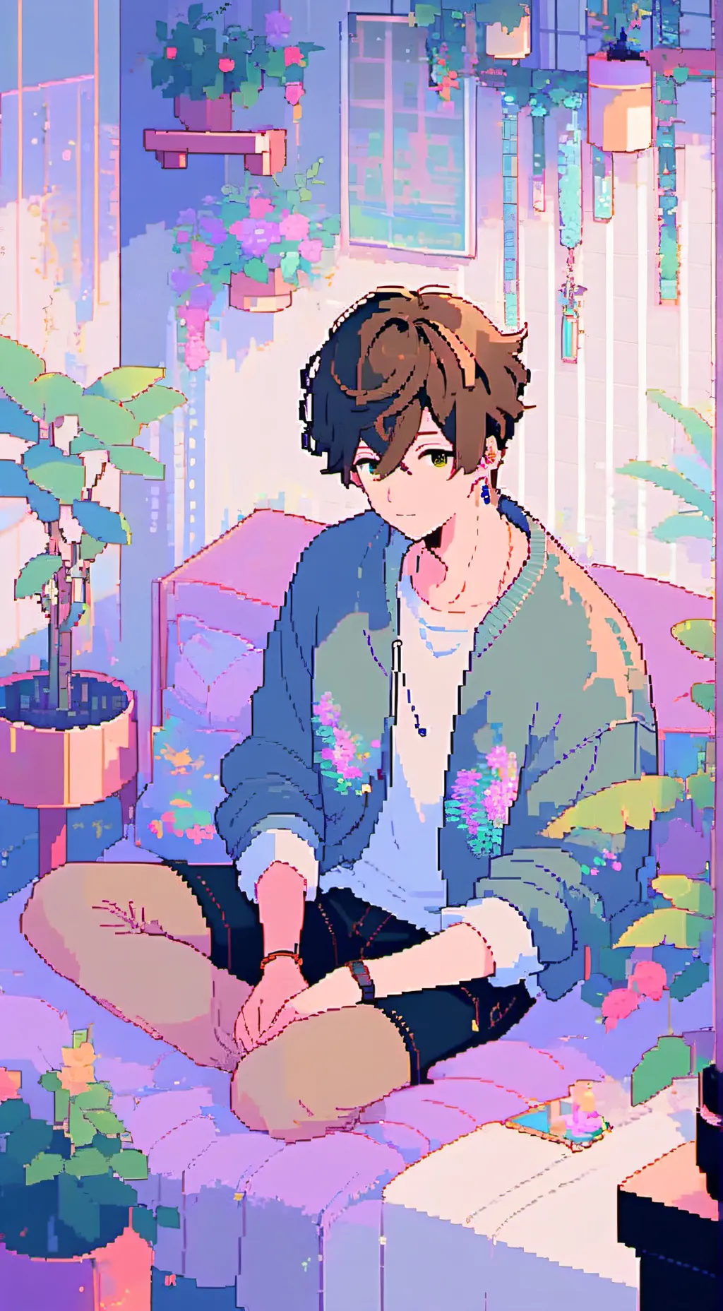 ai character: Damien background