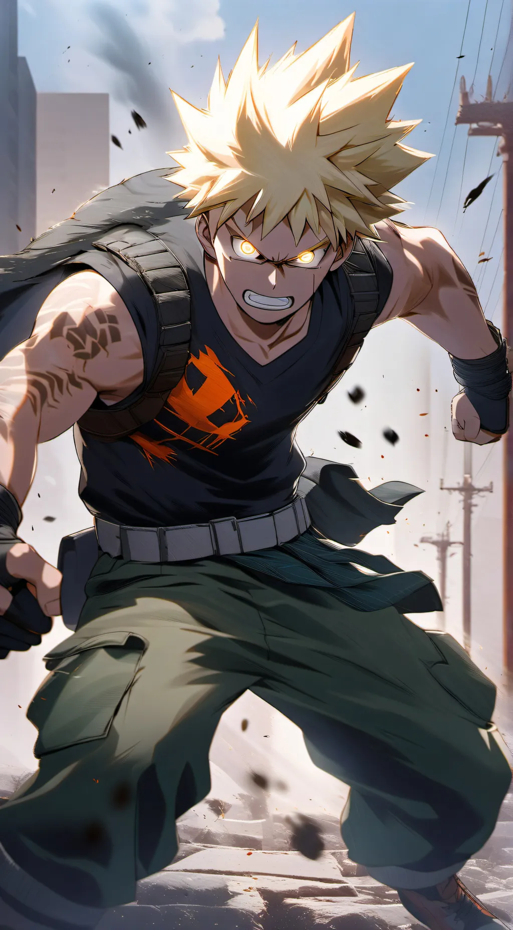 ai character: bakugo🤭 background